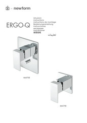 newform ERGO-Q 66475E Instructions De Montage