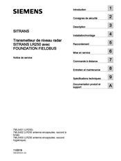 Siemens 7ML5433 Notice De Service