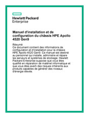 HPE Apollo 4520 Gen9 Manuel D'installation Et Configuration