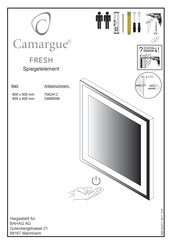 Camargue 24888598 Instructions De Montage