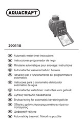 AquaCraft 290110 Instructions