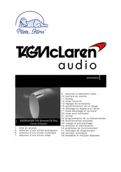 TAG MCLAREN AUDIO AV32R THX Surround EX Plus Manuel D'utilisation