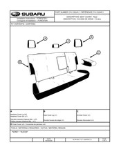 Subaru F411SSJ011 Consignes D'installation