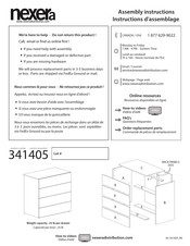 Nexera 341405 Instructions D'assemblage