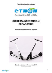 e-TWOW S2+ Guide De Maintenance