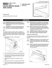 Uline H-6705 Mode D'emploi