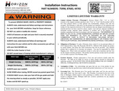 Horizon Global 44765 Instructions D'installation