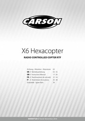 Carson X6 Hexacopter Manuel D'instructions