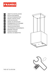 Franke FME 407 GLASS BM Manuel D'installation