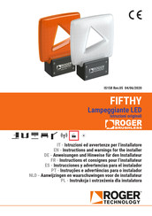 Roger Technology FIFTHY/24 Instructions Et Consignes Pour L'installateur