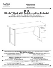 LDI Spaces SAFCO Mirella 5513 Instructions