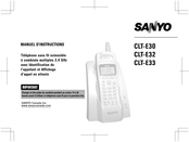 Sanyo CLT-E33 Manuel D'instructions