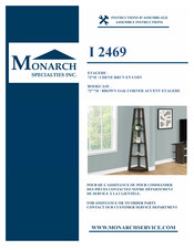 Monarch Specialties I 2469 Instructions D'assemblage