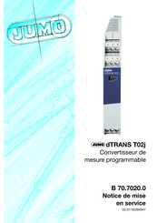 JUMO dTRANS T02j Mode D'emploi