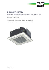 REMKO RXD 520 Mode D'emploi