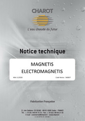 Charot ELECTROMAGNETIS EM 25 Notice Technique