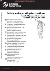 Chicago Pneumatic CP 1210 Prescriptions De Sécurité Et Instructions Pour L'opérateur