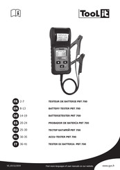 Tool it PBT 700 Manuel D'utilisation