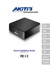 Akitio MyCloud Mini Instructions D'installation