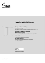 hawa Porta 100 GMT Pocket Instructions De Conception Et De Montage