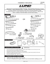 LUND 900122 Instructions D'installation