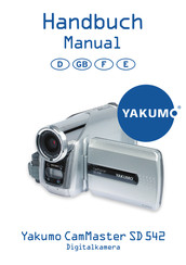 YAKUMO CamMaster SD 542 Manuel