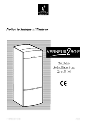 CHAUFFAGE FRANCAIS Verneuil 2 BG 27 E Notice Technique