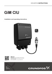 Grundfos GiM CIU Notice D'installation Et De Fonctionnement