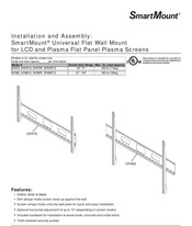 PEERLESS SmartMount SF680P-S Installation Et Montage