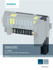 Siemens 6ES7193-6BP /3RK1908-0AP00 Serie Manuel