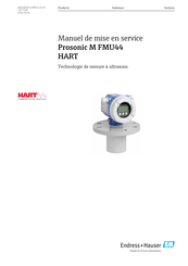 Endress+Hauser Prosonic M FMU44 HART Manuel De Mise En Service