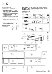 MAJA Möbel K162 Instructions D'assemblage