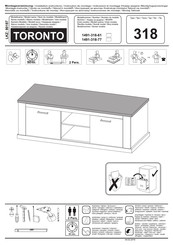 Asko TORONTO 318 Instructions De Montage