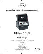 Mahr 3722972 Guide Abrégé