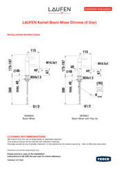 Laufen 9509651 Instructions D'installation