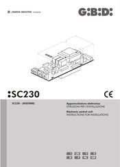 Gibidi SC230 Instructions D'installation