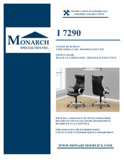 Monarch Specialties I 7290 Instructions D'assemblage