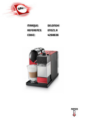 DeLonghi NESPRESSO Mode D'emploi