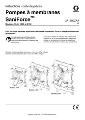 Graco SaniForce 2150 Instructions