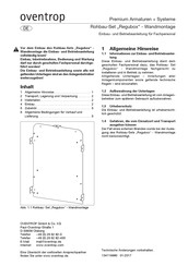 oventrop Regubox Instructions D'installation Et D'utilisation