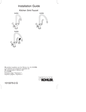Kohler K-8761 Guide D'installation