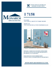 Monarch Specialties I 7158 Instructions D'assemblage