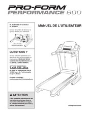 Pro-Form PFTL79510.0 Manuel De L'utilisateur