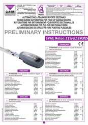 Cardin Elettronica GL 124EBSS Manuel D'instructions