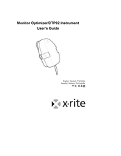 X-Rite DTP92 Guide De L'utilisateur