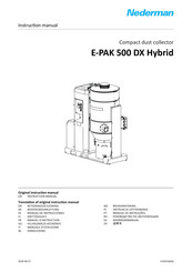 Nederman E-PAK 500 DX Hybrid Manuel D'instruction