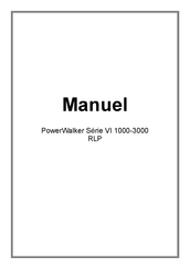 PowerWalker VI RLP Serie Manuel