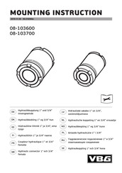 VBG 08-103600 Instructions De Montage