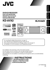 JVC KD-AVX2 Manuel D'instructions