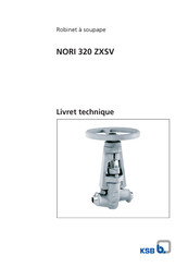 KSB NORI 320 ZXSV Livret Technique